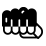 MMA Fist Icon in Black